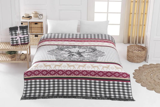 Dolce Bonita Home Double Cotton Blanket Adali