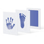 Baby Footprint Mold Pad Light Blue