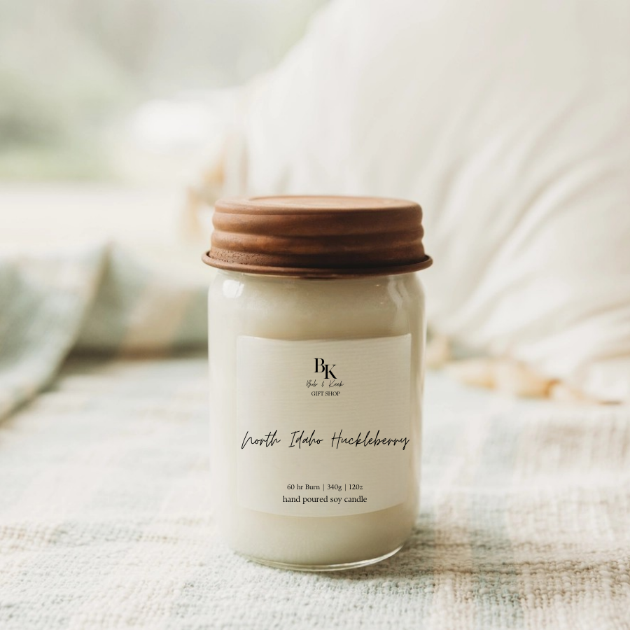 North Idaho Huckleberry 12oz Candle - - The Candle Collection