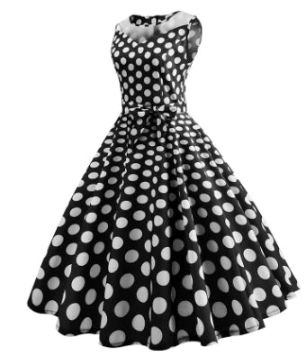 Vintage 50s Audrey Hepburn Style Mesh Dress - White XL - dress