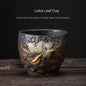 Japanese Iron Glaze Ceramic Tea Cup Kia Day Design