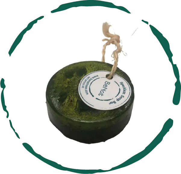 Speckless Soap Bar Chia Lemon Parsley and Coconut Oil - Kia Day Design
