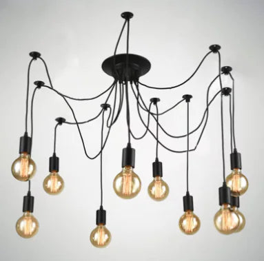 Vintage Nordic Spider Pendant Lamp