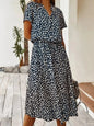 Ladies Short Sleeve Summer Long Dress - Kia Day Design