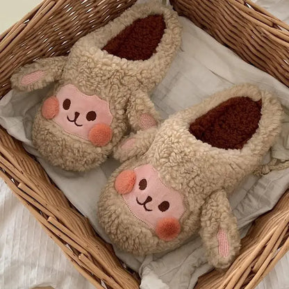 Fluffy Cute Animal Slippers