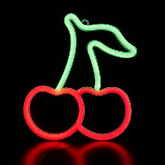 Neon Cherry LED Light