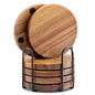 Set of 6 Acacia Wooden Coasters - n a - coasters