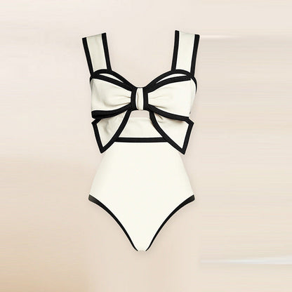 Sexy Swimsuit Women Conservative Cover Belly Lace up Swimsuit Spring Chiffon Beach Skirt Set Swimsuit - White Swimsuit - Skirts