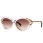 Classic Square Polarized Sunglasses for Women UV400 Sun Glasses - Tea -