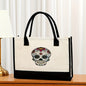 Canvas tote bag, large capacity printed tote bag women's, fashionable waterproof portable shopping bag - Pattern 3 43*13.5*30.5CM -