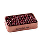 Şekerci Cafer Erol Blackberry Flavored Exploding Dragee - Bronze Tin Box - Large, 300 g Kia Day Design