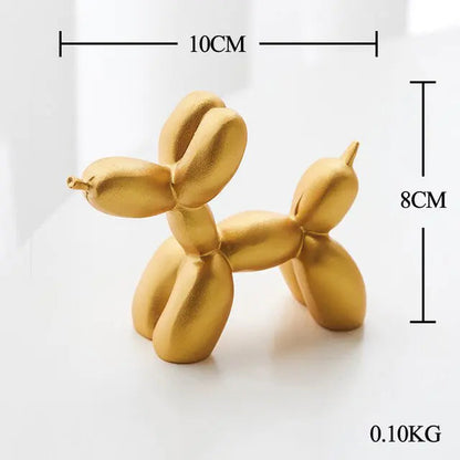Nordic Resin Balloon Dog Statue Kia Day Design