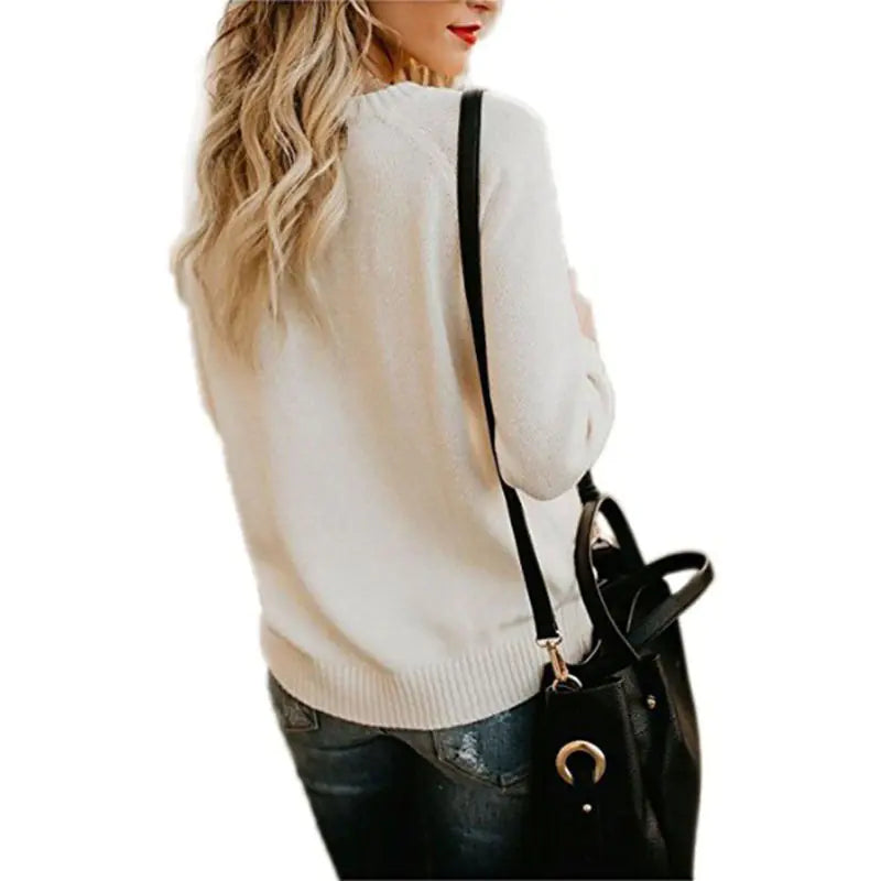 Long Sleeve Knit Heart Sweater