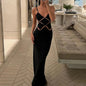 Sleeveless Backless Bodycon Maxi Evening Party Dress Kia Day Design