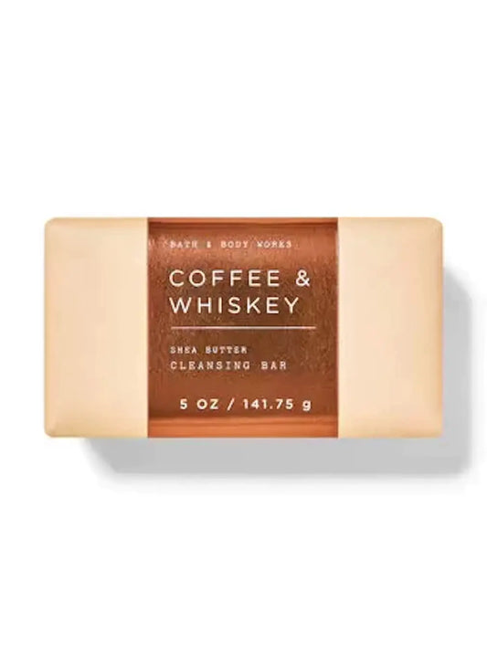 Bath & Body Works Coffee & Whiskey Shea Butter Cleansing Bar Soap 4.2 oz (Coffee & Whiskey) - Kia Day Design