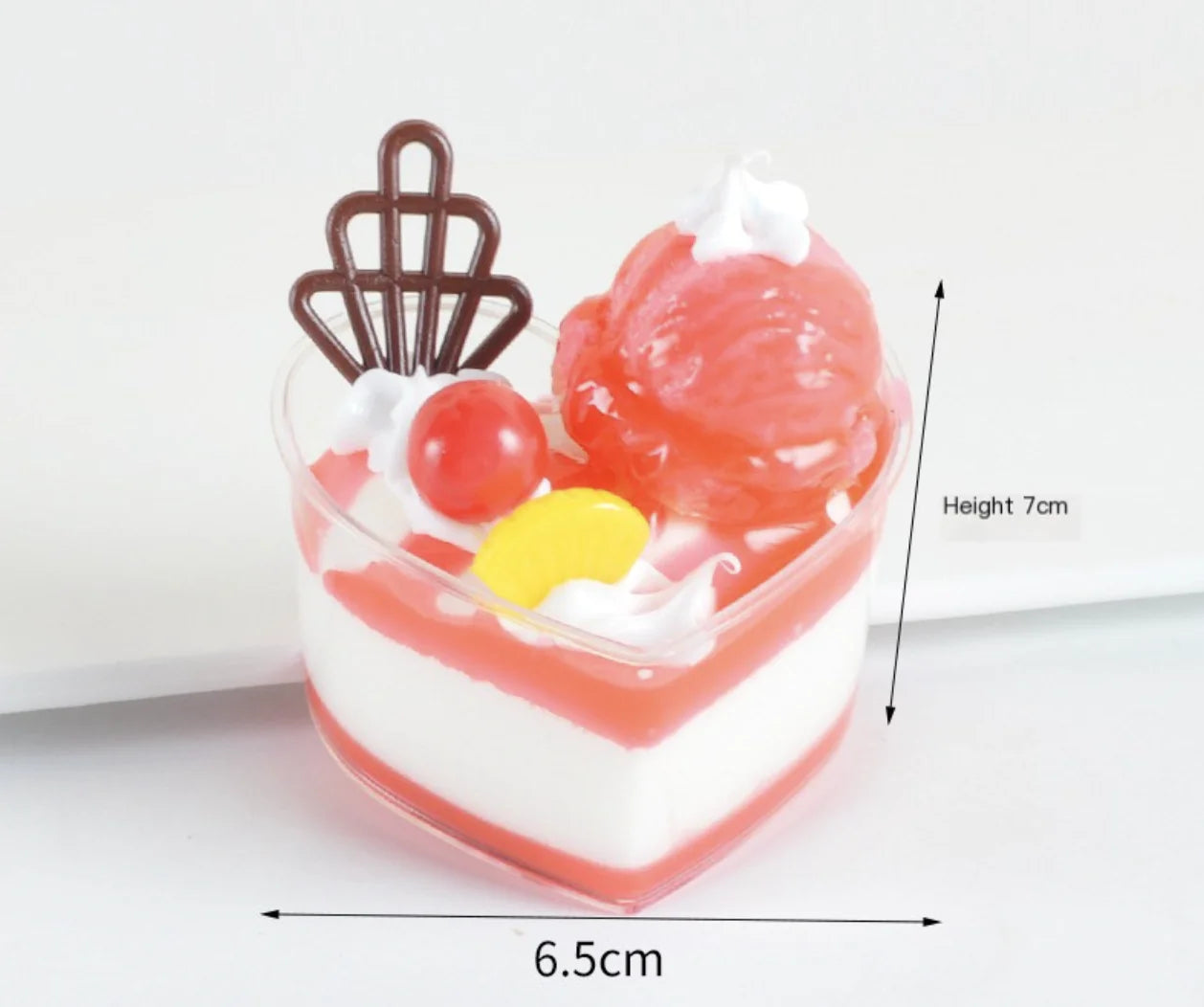 Miniature Faux Cupcake and Dessert Fridge Magnets - - magnets