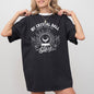 Crystal Ball Skeleton Funny Pumpkin Spooky Witch Aesthetic Meme Halloween Costume Comfort Colors Tee - Black - T-Shirt