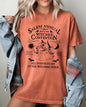 Salem Annual Witches Convention Spooky Skeleton Ghost Witch Skull Meme Halloween Costume Comfort Colors Tee - Yam - T-Shirt