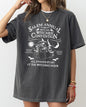 Salem Annual Witches Convention Spooky Skeleton Ghost Witch Skull Meme Halloween Costume Comfort Colors Tee - Pepper Dark Gray - T-Shirt