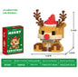 Christmas Snowman Assembly Blocks - W1407 Elk - building toy