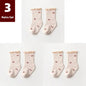 3 Pairs of Anti-Slip Childrens Socks - Kia Day Design