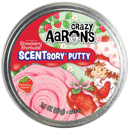 Crazy Aarons Strawberry Shortcake™ SCENTsory® Putty - - play putty
