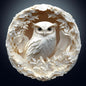 3D Visual Effect Paper Carved Owl Puzzle Wooden Jigsaw Puzzle - 3d Paper Carved Owl Small - puzzle