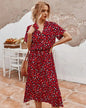 Ladies Short Sleeve Summer Long Dress - Kia Day Design