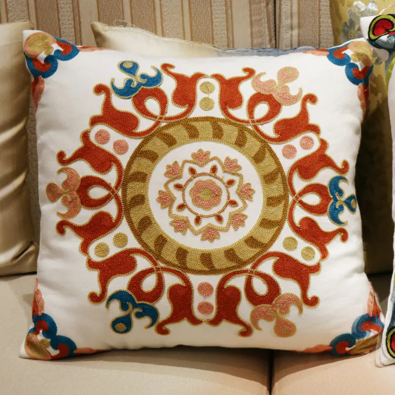American Cotton Decorative Pillow Cover for Sofa Kia Day Design