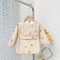 Cute Baby Bibs Toddler Long Sleeve Apron Kia Day Design