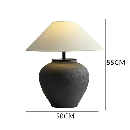 Zhongshan Ceramic Table Lamp - Vintage Japanese Style Kia Day Design