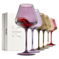 Love Stemmed Wine Glassware, Set of 6 - Terracotta Italy - Stemmed
