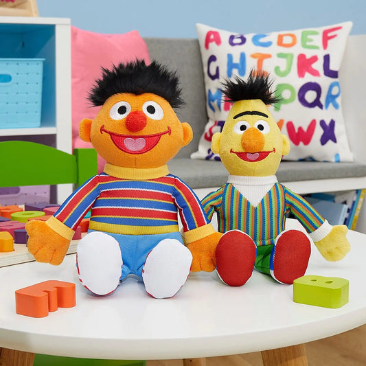 Sesame Street Friends Bert and Ernie 8-inch 2-Piece Set - n a - stuffed toy