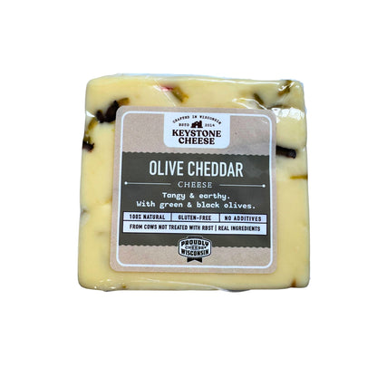 Olive Cheddar- Keystone Cheese- {{Product type}}