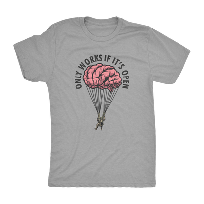 Open Minds Athletic Shirt - Heather Grey - WETSU T-Shirts