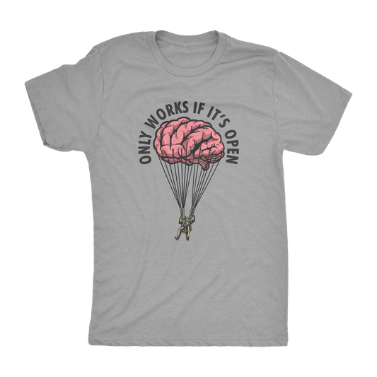 Open Minds Athletic Shirt - Heather Grey - WETSU T-Shirts