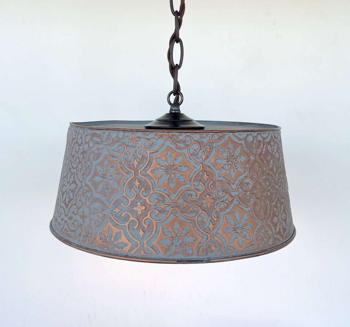 Ornate Copper Farmhouse Chandelier Lighting - - Farmhouse Lighting
