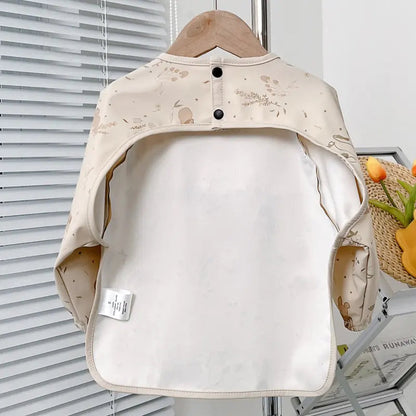 Cute Baby Bibs Toddler Long Sleeve Apron Kia Day Design