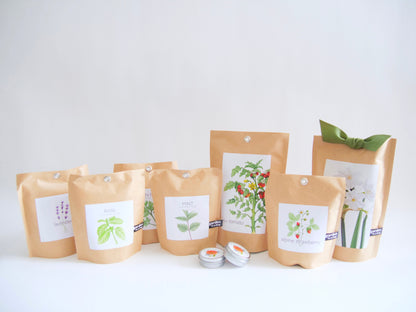 Build Your Own Custom Growing Gift Box with Garden Kit, Plant Kit, Organic Tea & Meditation Card of Your Choice - - Gift Box