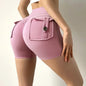 Women-s High-Waist Sport Shorts Pink Medium