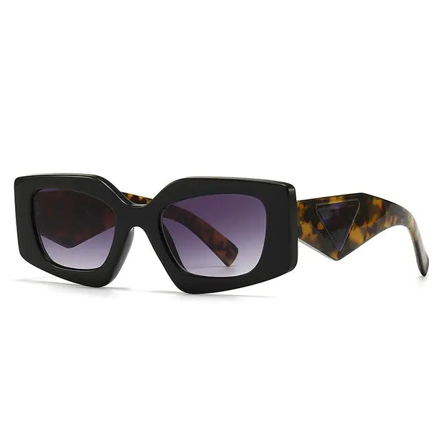 Retro Rectangular Cat Eye Sunglasses - Kia Day Design