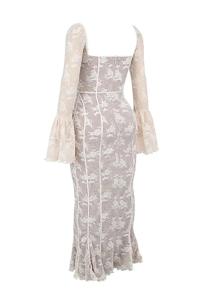 Lace Backless Slim Outfits Kia Day Design