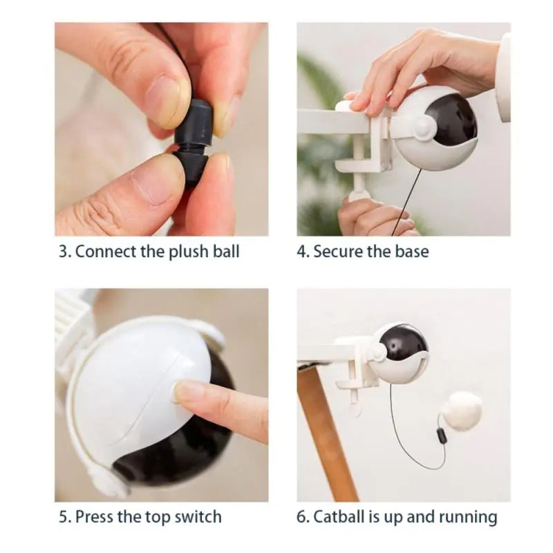 Electric Cat Toy Lifting Ball Kia Day Design