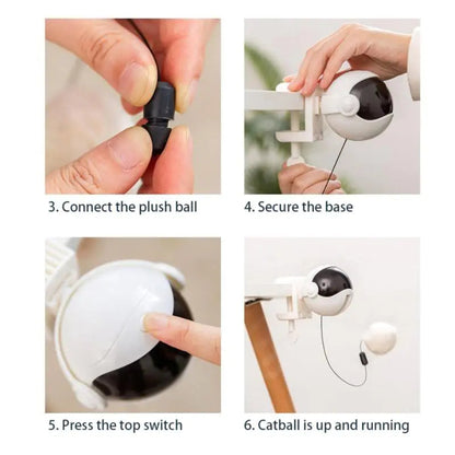 Electric Cat Toy Lifting Ball Kia Day Design