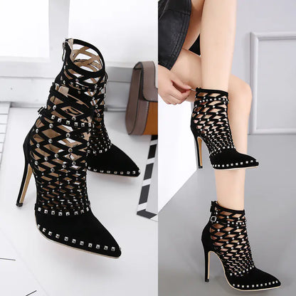 Fall Women's Studded Ankle Boots & Heels