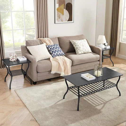 3 Piece Coffee Table Set - Kia Day Design