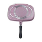 Die Cast Non-Stick Double Sided Fry Pan Purple 32 Centimeter