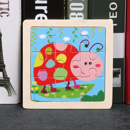 Kids Wooden 3D Puzzle - Kia Day Design