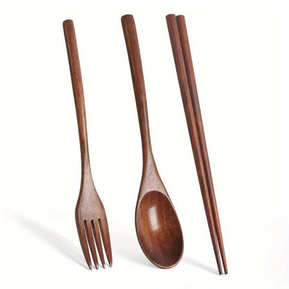 3-Piece Solid Wood Utensil Set - Kia Day Design