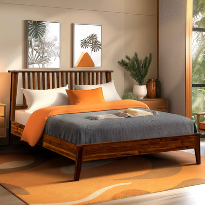 Kaylin Solid Wood Bed Frame - - Bed Frame